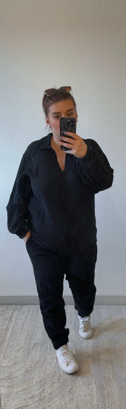 Blouse Large Gaz de Coton